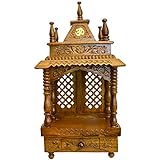 Santarms Handmade Wooden Puja Temple