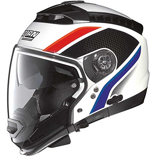 Nolan N44 Shiver N- Com – Casco modular, metal blanco tamaño XS