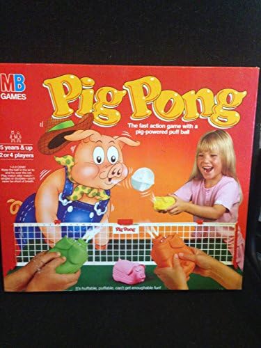 Pig Pong - Rare Vintage Board Game by MB Games