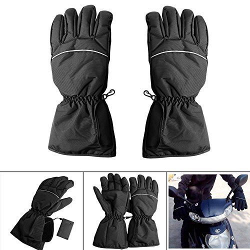 Preisvergleich Produktbild Autone 1 Paar Wasserdichte batteriebetriebene Handschuhe für Motorrad, Jagd, Winterwärmer Fäustlinge