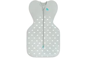 Love To Dream Swaddle Up, Small 3.5-6kg, Light Olive Fit Supports Good Sleep, 1.5 TOG Suitable All Year for (18-22°C) Temperature, Machine Washable & Double Zip for Easy Nappy Change