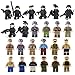 Produktbild Spieland 24St. Mini Figuren Set SWAT Team Polizei Militär Soldaten Minifiguren Satz Bausteine für Kinder