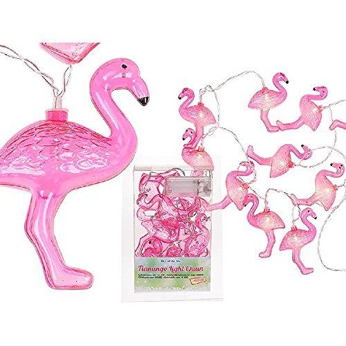 Out of the blue 57/8018, Luce Catena Flamingo, Plastica, Rosa, 13 x 12 x 13 cm, led