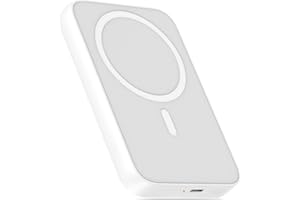 ATFDTGD Inalámbrico Power Bank, Magnético Batería Externa 10000mAh para iPhone, 20W Portátil Carga Rápida Wireless Externo Baterías, Powerbank con iPhone 16 15 14 13 12 Pro MAX Plus Series Galaxy Android