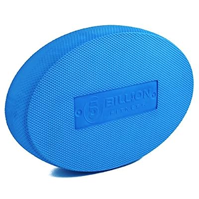 5BILLION Tapis d'équilibre - Balance Pad - 49 x 39 x 6 cm TPE Balance Cushion Améliorer la Mobilité, La Stabilité et L'équilibre Idéal pour l'équilibre Formation Yoga Pilates Exercice Physique (Oval)