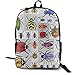 Produktbild Laptop Rucksack Regenbogen Käfer Spaß Computer Tasche College School Rucksack Frauen Männer