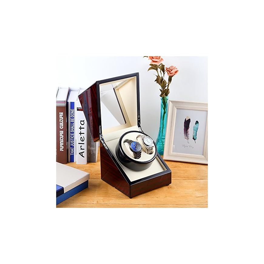 Mcbazel Multifunzionale Scatola Carica Orologio Per 2 Orologi,Orologi - Foto 9