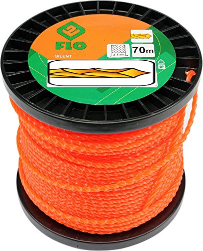 Trimmerschnur Mähfaden auf Spule 2,7mm x 70m leise schneidend