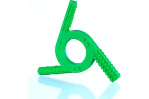 TUXEPOC Sensory Toys for Autism & Chew Toys for Autistic Children -Premium Autism Sensory Equipment - Improve Focus and Relaxation-Grade Silicone Autism Chew Toys(Green)