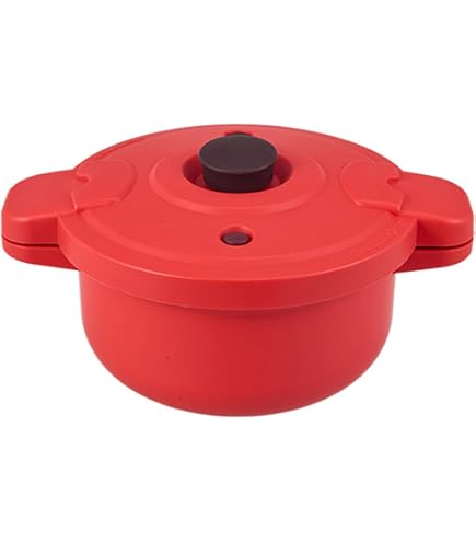 Cuiseur Riz Micro-ondes 2 L Sans BPA – Cocotte Vapeur Silicone PP Alimentaire, Double Compartiment, Facile & Sain