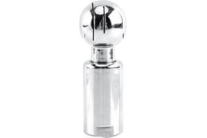 Sfera Lavaggio Inox, Akozon Palla Spray Cip Akozon Sfera di Pulizia del Serbatoio in Acciaio Inossidabile 1/2 Pollice BSP Rotazione a 360° Sfera di Spruzzo per Pulizia(Rotante)