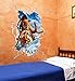 Produktbild ufengke Cartoon "Ice Age" 3D Wandsticker,Kinderzimmer Babyzimmer Entfernbare Wandtattoos Wandbilder