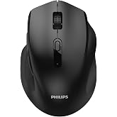 Philips SPK7547 Kablosuz Bluetooth 4000DPI 7 Tuşlu Optik Sessiz Mouse Siyah