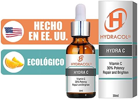 Best Vitamin C Serum for Face, Natural, Organic Moisturiser with Hyaluronic Acid, Anti Aging, Repair Sun Damage, Dark Circles Fine Lines and Wrinkles