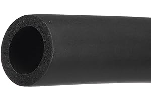 Rebower Tubi Isolanti per Tubature Calore Preservazione Schiuma Tubatura Maniglie Impugnature, [per Impianti Idraulici Involucro Isolante] - 20mm ID/20"/Nero