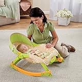 Fisher-Price Newborn-To-Toddler Portable Rocker, Lizards – Babywippe/Schaukelstuhl – aus USA - 17