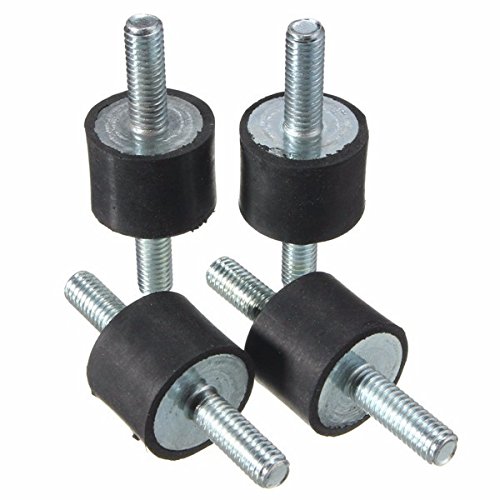 EsportsMJJ Ca. 20 Mm Ø X 15Mm Lang M6 Gummi Schwingungs Isolator Halterung Gummi Stoßdämpfer