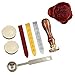 Produktbild Stamp Seal Dichtung Wachs Retro, klassische, NetBoat Antik Wachs-Siegel-Stempel Kit Set mit Gold Rot Silber haftet kreative Stempelproduktion Suite (For You)