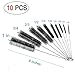 Produktbild Win for U 10PCs Tube Staub abwischen Pinsel Stroh Schlauch Pfeifenreiniger Rohrbürsten Flasche Düse saubere Bar Tastaturen Lücke Reinigungsbürsten Stab Kaffee Maschine saubere Nylon Borstenbürste Schlauchbürste Set