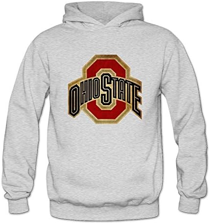 Agongda Lady NCAA The Ohio State University OSU Ohio State Buckeyes Logo Sweatshirt XX-Large