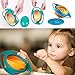 AOHANG Gyro Bowl Spill Resistant Kids Gyroscopic Bowl with Lid
