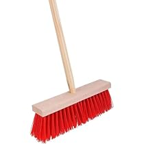 Balai Extérieur 30 Cm Fibres Naturelles - Manche Acier 150 Cm - Pour Jardin, Terrasse, Atelier