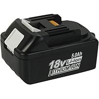 VANTTECH 18V 5,0Ah Lithium-Ionen Ersatz Akku für Makita BL1860, BL1850B, BL1850,BL1840, BL1845, 194205-3,194309-1,194204…
