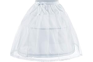 Aibaowedding Blumenmädchen Petticoat mit 2 Reifen Mädchen Kinder Krinoline Unterrock