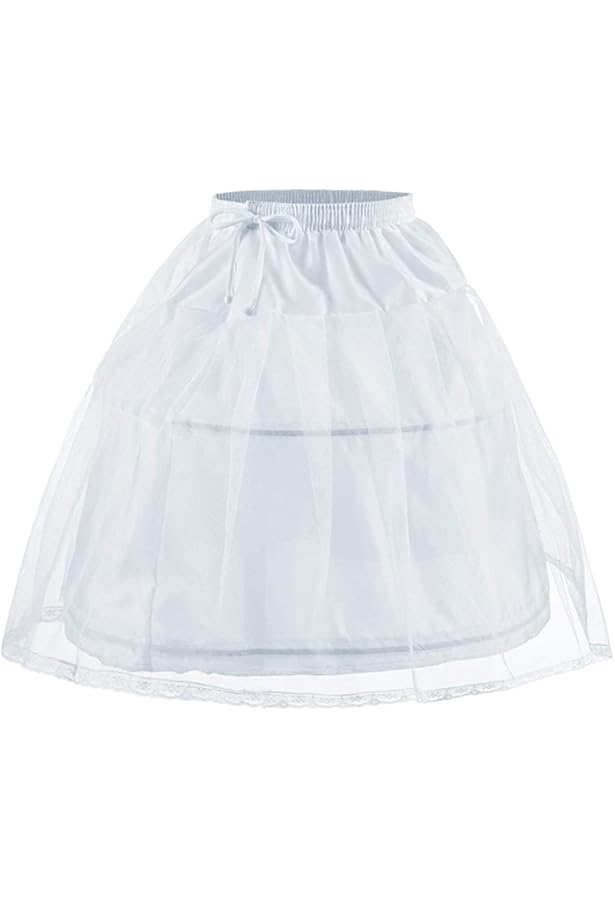 WINOMO Jupon De Robe De Cérémonie Pour Enfants Crinoline Princesse Petticoat De Filles 2-14 Ans