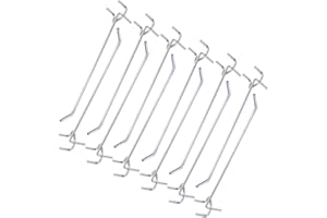 Cabilock Cintres De Panneau Perforé Pegboard Lot de 50 crochets pour organiser outils 20 cm Crochets Muraux En Panneau Perforé