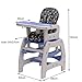 Homcom Baby Toddler Rocking Feeding Highchair Booster Seat Multifunctional 3-in-1 Chair+Table+Rocking Base Blue