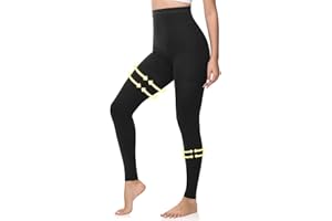 beister Medical Compression Pantyhose for Women & Men, 15-20 mmHg Footless Graduated Compression Tights, Opaque Waist High Support Stockings for Edema, Leg Fatigue