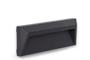 LEDKIA LIGHTING - Segnapasso LED Chester | IP65 | 2W Consumo Ridotto | 100 lm Flusso Luminoso | Facile Installazione, Bianco Freddo 6000K, Policarbonato