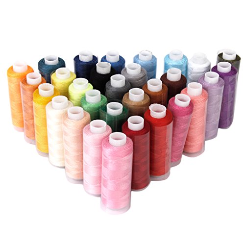 Polyester Nähen Quilten Themen 40S / 2 Packung mit 30 Spulen Assorted Farben