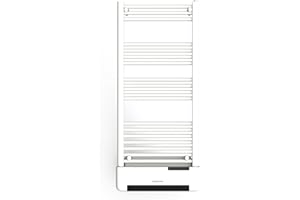 CREATE / Warm Towel Advance/Scaldasalviette Elettrico con radiatore e WiFi Bianco / 51,5x11x115,5 / Controllo Via App, Schermo LCD, 2 potenze, Tecnologia PTC, 1000W