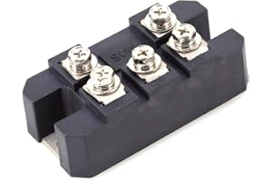 SAMFOX Raddrizzatore Ponte MDS-150A, 150A 1600V Potenza Resistore a tre/tre Fasi Ponte a Diodi Inverter PWM Ingresso Corrente Elettrica, Carica della Batteria