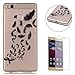 Produktbild CaseHome Silicone Gel HUAWEI P9 Lite Hülle(Mit Frei HD Displayschutzfolie) Transparent Weiche Silikon Schutzhülle,Weicher Flexibel Klar Gel Silikon TPU Hülle Superdünn Stoßfest Tasche Telefon-Kasten Schutz Tasche Schutzhülle Durchsichtig Handyhülle Silikon Case Schale für HUAWEI P9 Lite with Unique Black Pattern Design-Pinguin-Feder