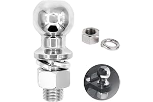 SVUPUE Trailer Hitch, 50 mm 3.5T, Hitch Ball, Trailer coupling,Ball Head Tractor Farm Rail, Ball Head Bolt, Straight Farm Rail