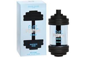JEANNE ARTHES - Perfumy męskie Fuel Power Ice Blue - woda toaletowa - Flaocn Spray 100 ml - Wyprodukowano we Francji w Grasse