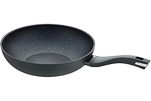 Berndes Balance Enduro Manche à double fixation Wok 28 cm, 4 litres, aluminium forgé