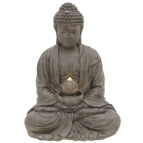 Euro Palms 83309188 Brunnen Buddha der Erleuchtung
