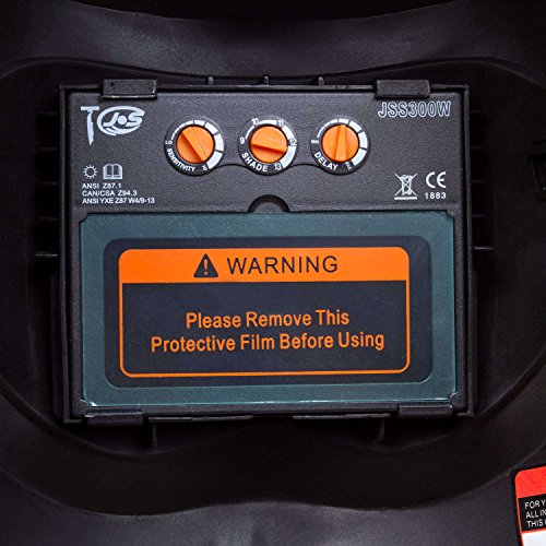 Babimax Automatik Schweißhelme blau Schweißmaske Schutzhelm Schweißschirm Schweißschild Automatisch verdunkelnd - 6