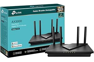 ‎TP-LINK TP-Link Archer AX55 Router Wi-Fi 6 AX3000, Dwupasmowy (2402 Mb/s w paśmie 5 GHz + 574 Mb/s w paśmie 2,4 GHz), 4 Gigabitowe Porty LAN, 1 Port USB 3.0, EasyMesh, HomeShield, MU-MIMO, VPN, Beamforming