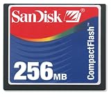  Sandisk CF 256MB CompactFlash Card