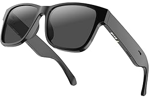 RUIMEN Smart Audio Sunglasses with Microphone Speaker Polarized Lenses Audio Function, Bluetooth Smart Sunglasses for Women Men, Listen to Music,Hands Free for Calls