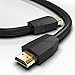 Produktbild CVK Premium 4K HDMI Kabel 2M-High Speed HDMI 2.0 a/b Kabel mit Ethernet unterstützt UHD 2160P, HDR,3D,ARC,CEC,Full HD 1080P für PS4/3, Blue Ray Player, Monitor, Laptop,Apple TV, Xbox,wii usw,Schwarz