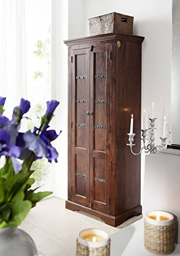 MASSIVMOEBEL24.DE Kolonialstil Schrank Akazie Möbel massiv Oxford #901