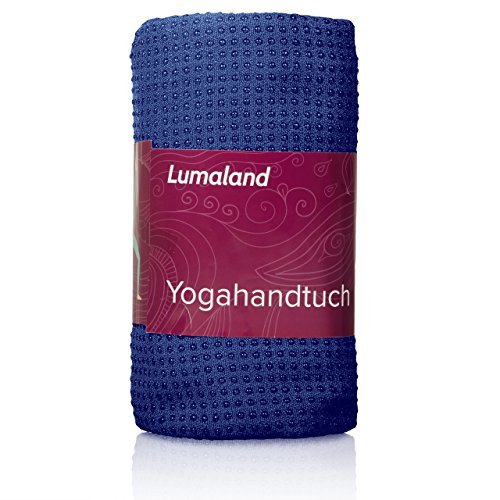 Lumaland Premium Mikrofaser Yoga Handtuch mit Antirutsch Noppen 60x180cm für die Yogamatte verschiedene Farben