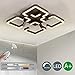 Produktbild 36W LED Deckenleuchte Dimmbar Mit Fernbedienung Wohnzimmer Schlafzimmer Studio Deckenlampe Decken Beleuchtung Eckig Kreativ Moderne Neuheit Desgin Lampe Innen Deckenbeleuchtung Eisen Acryl Leuchte