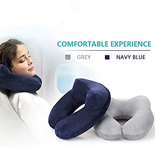 Oreiller-de-Voyage-Gonflable-avec-Double-Vanne-LUZWAY-Coussin-de-Cou-Gonflable-de-Velours-Doux-et-Housse-Lavable-avec-Bouchon-doreille-et-Masque-pour-Les-Yeux-Bleu